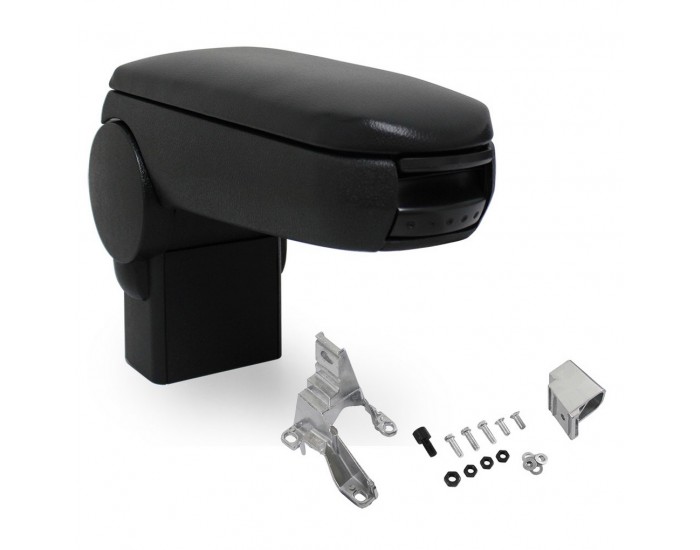 Подлакътник  Škoda Octavia 1U  с контейнер за съхранение, Изкуствена кожа, Черен -