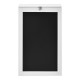 Сгъваема маса/шкаф с плот Бяла, Сгъната 80 x 50 x 18,5 см,MDF -