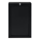 Сгъваема маса/шкаф с плот Черна, Сгъната 80 x 50 x 18,5 см,MDF -