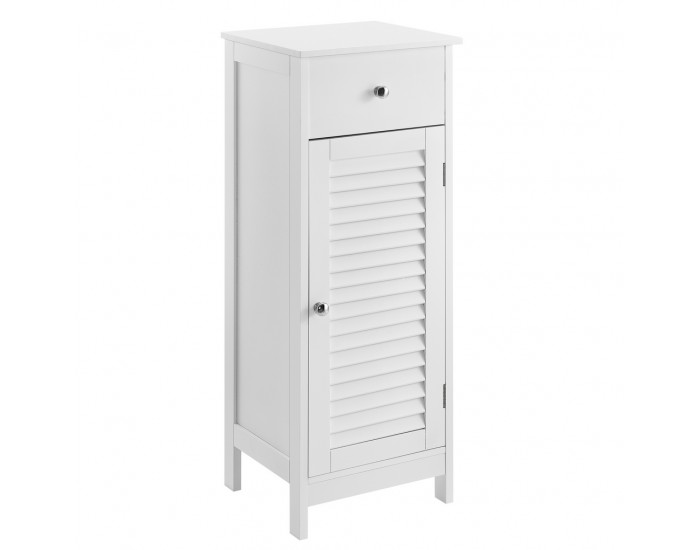 Шкаф за баня – 87x30x30cm – бял с чекмеджета - Шкаф за баня – 87x30x30cm – бял с чекмеджета -