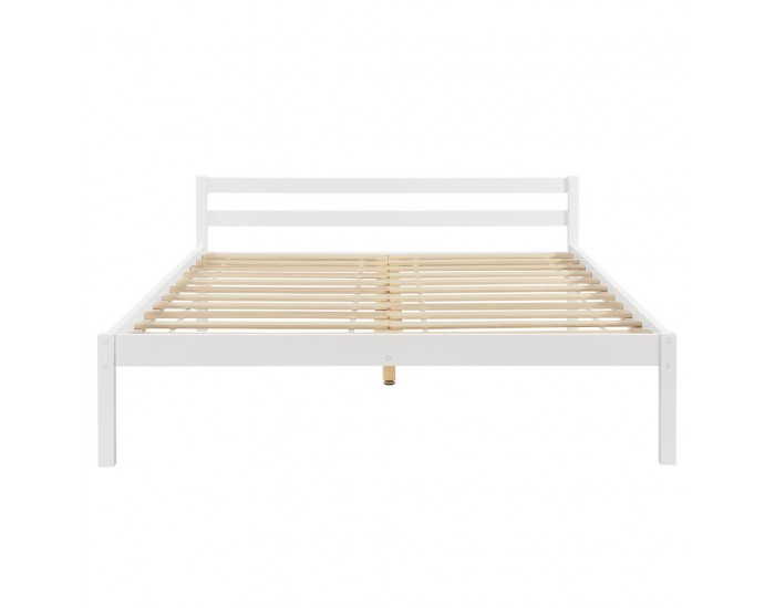 Легло с подматрачна решетка, Бяло, 200x180 cm -