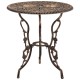 ГрадинскиКомплект маса с 2 стола , дизайн shabby chic Ø 60cm x 67 cm, ковано желязо, Бронз -