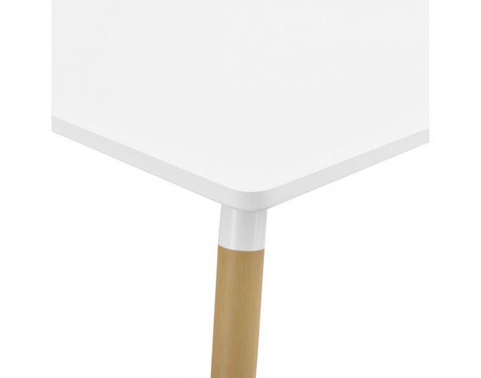 Стилна и елегантна маса за трапезария изработена в популярния Retro дизайн, правоъгълна, 80 x 80 x 74cm -