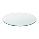 Стъклен плот за маса, камина , защитно стъкло,  Ø 800 x 8 mm -