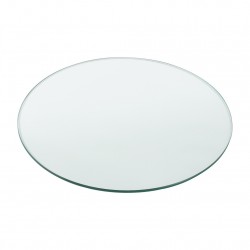 Стъклен плот за маса, камина , защитно стъкло,  Ø 600 x 8 mm - Промоции