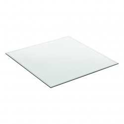 Стъклен плот за маса или камина, защитно стъкло, 800 x 800 mm - Части за Маси