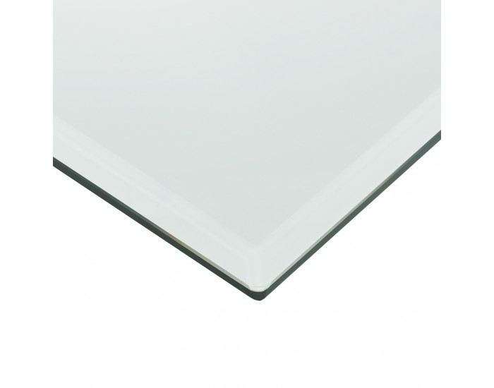 Стъклен плот за маса или камина, защитно стъкло, 1200 x 650 mm -