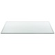 Стъклен плот за маса или камина, защитно стъкло, 1000 x 620 mm -