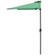 Чадър за слънце  , полукръг, за стена 300 x 150 x 30 cm, Зелен -