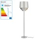 Елегантна интериорна лампа със стойка Royality 1 x E27 - 60W -Бял / Хром -