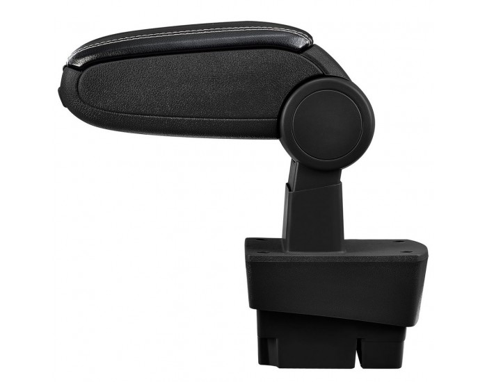 Подлакътник Ford Focus I с контейнер за съхранение, Изкуствена кожа, Черен,червен шев -