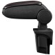 Подлакътник Seat Leon 1P (2005–2012) с контейнер за съхранение, Изкуствена кожа, Черен, червен шев - Подлакътник Seat Leon 1P (2005–2012) с контейнер за съхранение, Изкуствена кожа, Черен, червен шев -