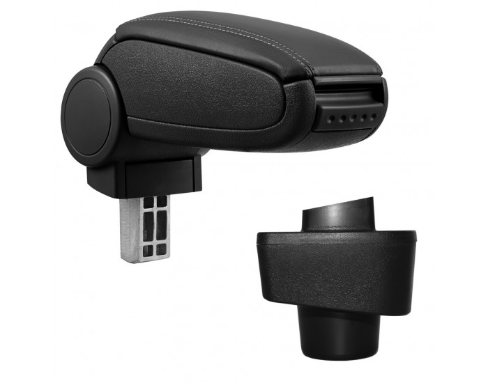 Подлакътник Renault Captur с контейнер за съхранение, Черен,Изкуствена кожа - Подлакътник Renault Captur с контейнер за съхранение, Черен,Изкуствена кожа -