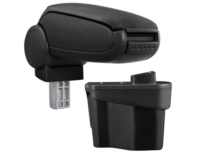 Подлакътник Kia Rio 3. (UB) с контейнер за съхранение Черен/Текстил -