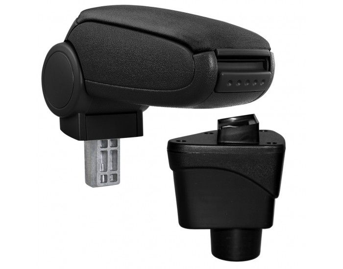 Подлакътник Ford EcoSport II (2012-2018) с контейнер за съхранение, Черен/Текстил - Подлакътник Ford EcoSport II (2012-2018) с контейнер за съхранение, Черен/Текстил -