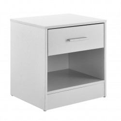 Нощно шкафче / Офис -Комод с едно чекмедже 36,5 x 29,5 x 38 см - Бяло - Sonata G