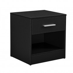 Нощно шкафче / Офис -Комод с едно чекмедже 36,5 x 29,5 x 38 см - Черно - Sonata G