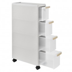 Шкаф за съхранение на колелца - 85 x 18 x 46,5 см - Етажерки