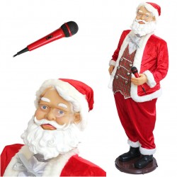Пеещ и танцуващ Дядо Коледа 150 см - Сезонни и Празнични Декорации