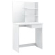 Комплект тоалетна масичка със стол и огледало 141 x 75 x 39,7 cm, Бяла -
