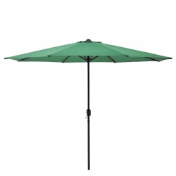 Градински чадър   Ø 300 x 230 cm, Зелен, водоусточив, Полиестер - Сенници и Чадъри