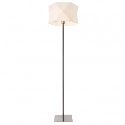 Подова лампа Narwa, 152 cm, Бяла/Хром - Настолни лампи