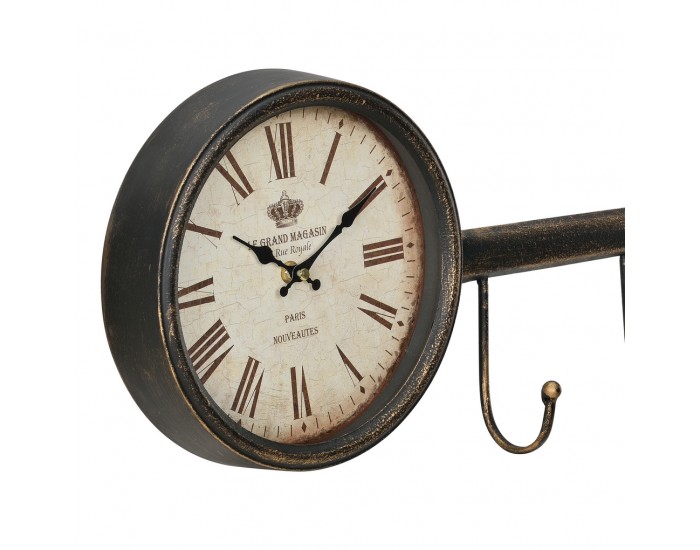Стенен часовник Ключ - с аналогови стрелки - 88 x 7 x 26 см. - цветен - стъкло -