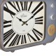 Стенен часовник Античен телевизор -с аналогови стрелки - 33 x 5 x 27 см. - цветен - стъкло -