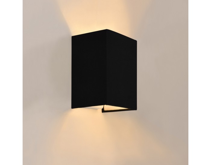Лампа за стена/Аплик  , Черен, 20x16x13 cm E27 -