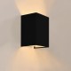 Лампа за стена/Аплик  , Черен, 20x16x13 cm E27 -