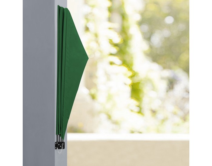 Сенник/Тента/Чадър за стенен монтаж  , 160cm x 160cm , Зелен -