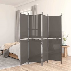 Sonata H Параван за стая, 5 панела, антрацит, 250x180 cм, текстил - Електроуреди и Аксесоари за Всекидневната
