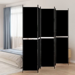 Sonata H Параван за стая, 5 панела, черен, 250x220 см, текстил - Електроуреди и Аксесоари за Всекидневната