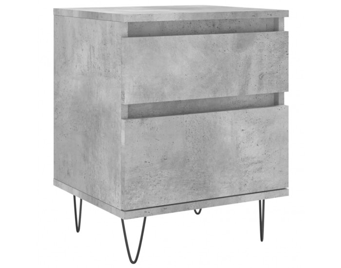 Sonata H Нощно шкафче бетонно сиво 40x35x50 см инженерно дърво