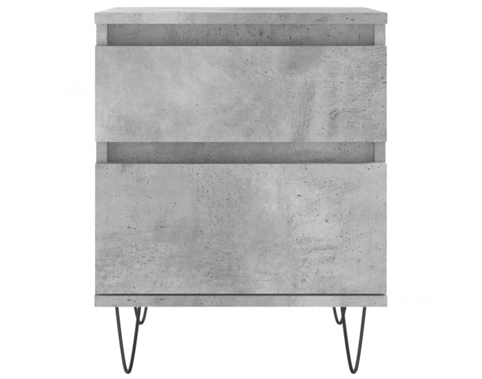 Sonata H Нощно шкафче бетонно сиво 40x35x50 см инженерно дърво