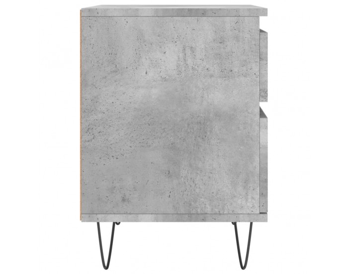 Sonata H Нощно шкафче бетонно сиво 40x35x50 см инженерно дърво
