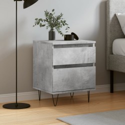 Sonata H Нощно шкафче бетонно сиво 40x35x50 см инженерно дърво - Спалня