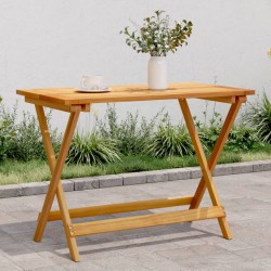 Sonata H Сгъваема градинска маса 90x52,5x65 см масивна акация - Градински маси