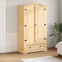 Sonata H Гардероб Corona 102x52x186 см бор масив - Гардероби