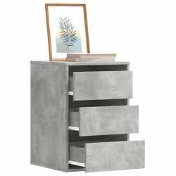 Sonata H Ъглов шкаф с чекмеджета бетонно сив 40x41x58 см инженерно дърво - Скринове