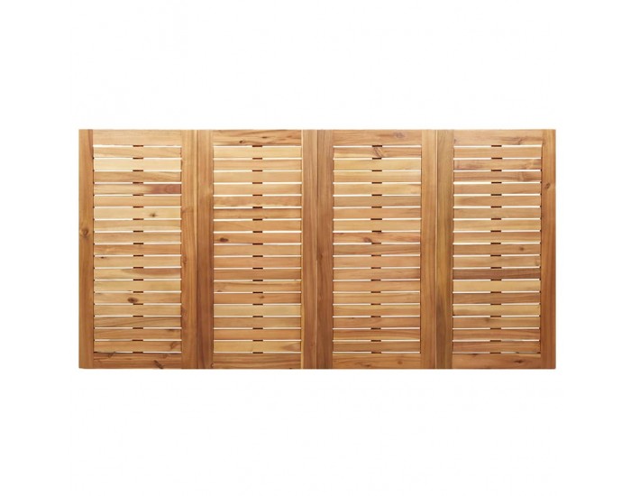 Sonata H Външна хранителна маса Кафяво Акациево дърво масив