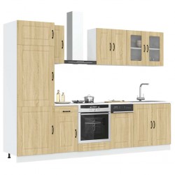 Sonata H Комплект кухненски шкафове от 8 части Kalmar, инженерно дърво - Модулни кухни