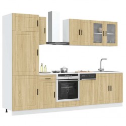 Sonata H Комплект кухненски шкафове от 8 части Kalmar, инженерно дърво - Модулни кухни