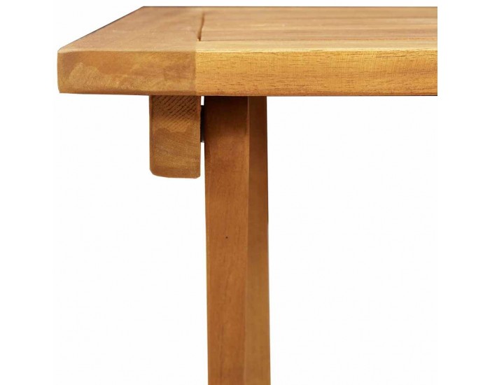 Sonata H Сгъваема градинска маса Естествен 60 x 60 x 72 cm