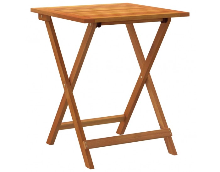 Sonata H Сгъваема градинска маса Естествен 60 x 60 x 72 cm