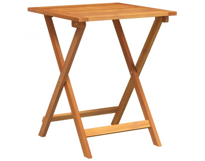 Sonata H Сгъваема градинска маса Естествен 60 x 60 x 72 cm