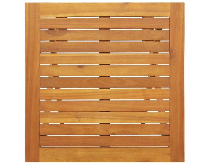 Sonata H Сгъваема градинска маса Естествен 60 x 60 x 72 cm