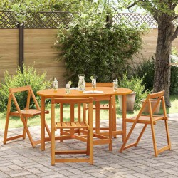 Sonata H Градинска маса 5 pcs Кафяво 110 x 60 x 72 см - Градински маси