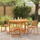 Sonata H Градинска маса 5 pcs Кафяво 110 x 60 x 72 см