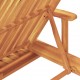 Sonata H Шезлонг 2 pcs Таупе 200 x 67 x 84cm Масивна акациева дървесина